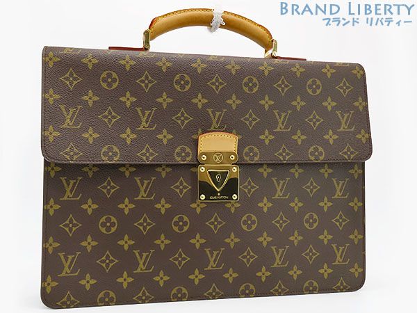 レア美品】ルイヴィトン LOUIS VUITTON モノグラム ラギート ビジネスバッグ ブリーフケース 書類かばん ダークブラウン M53026 -  メルカリ