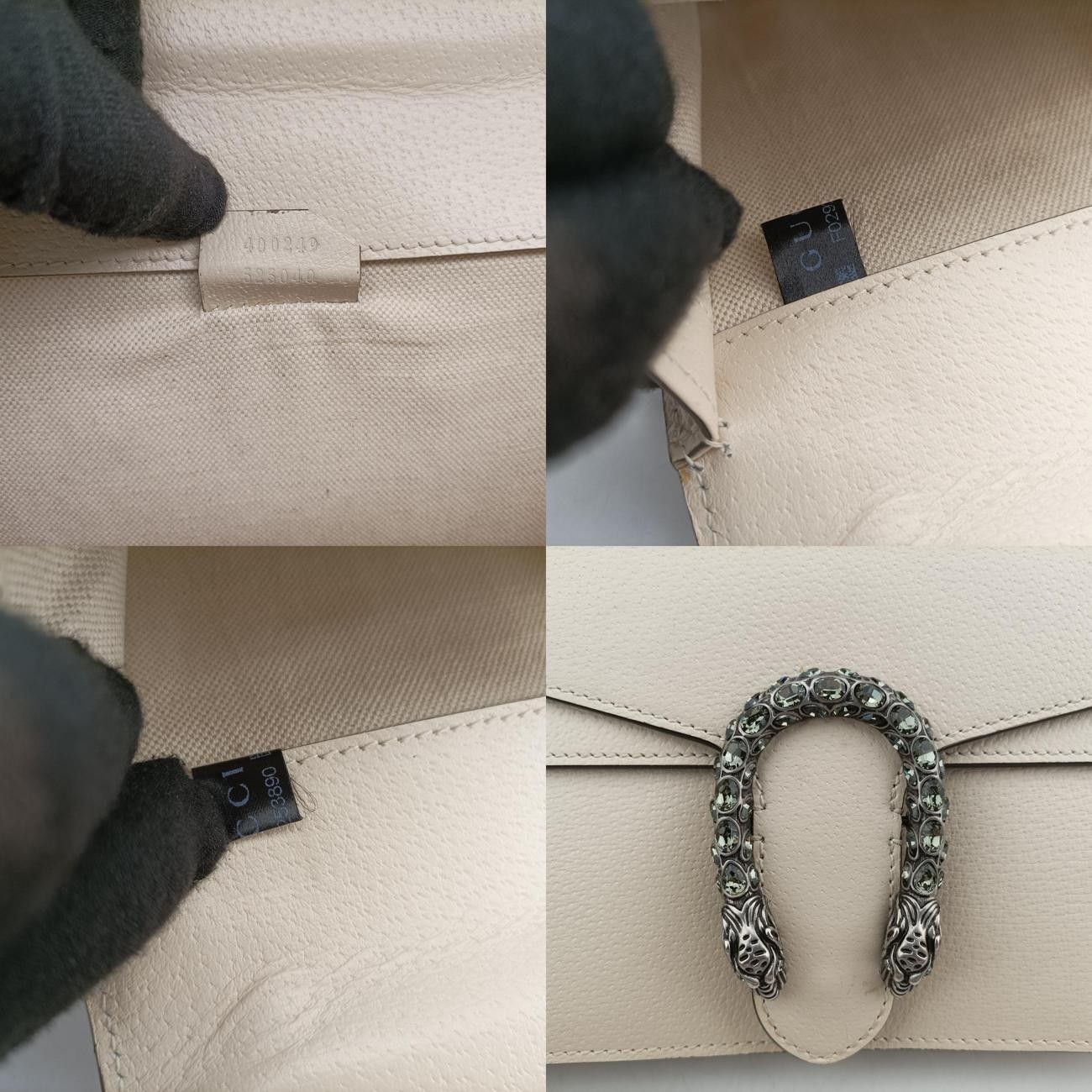 グッチGucciディオニュソスホワイトレザー400249F029253890