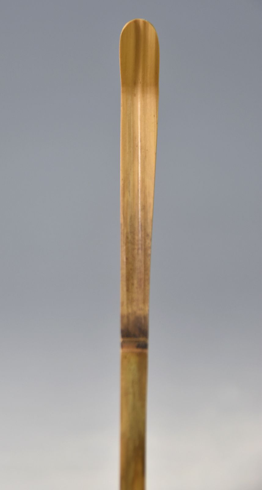 小堀卓巖（箱書花押） 中田嬉撰（造）「銘 徒然 染竹 茶杓