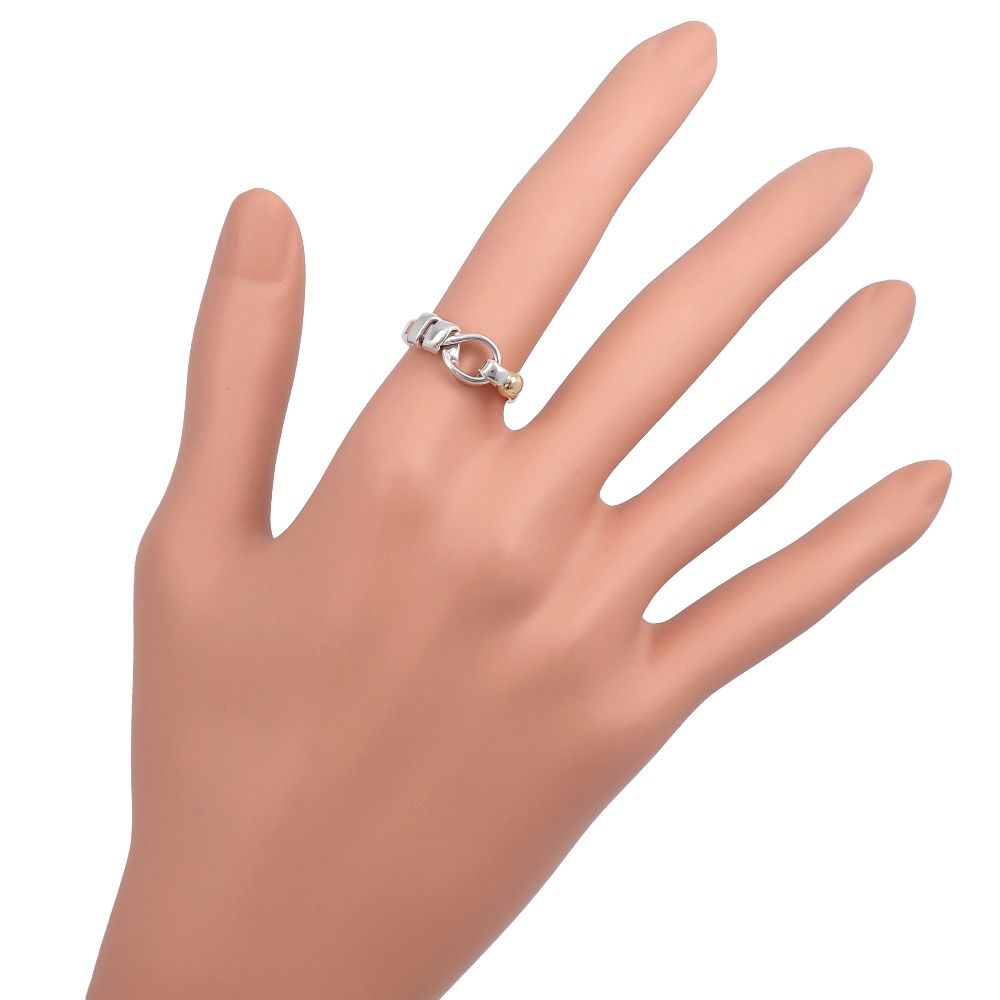 TIFFANY&Co.】ティファニー フック＆アイ シルバー925×K18イエロー