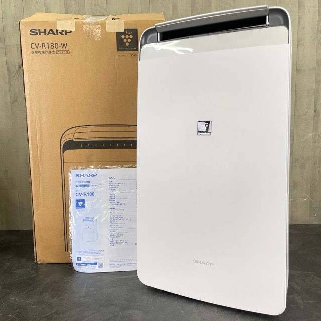 衣類乾燥除湿機 展示品【中古】展示品 動作保証 SHARP CV-R180-W 2024 