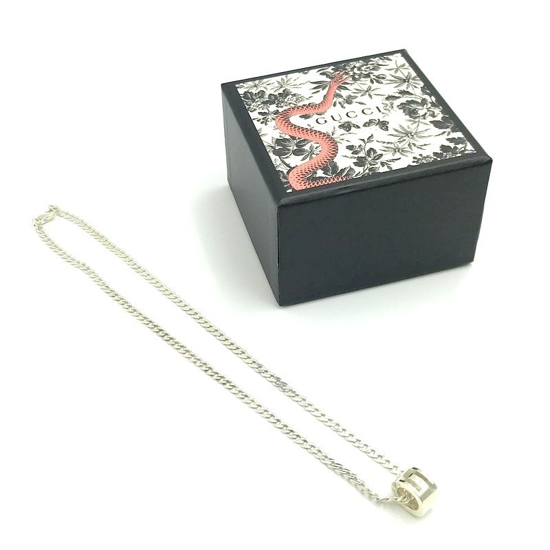 グッチ ネックレス GUCCI ペンダント Gリング シルバー 223351 J8400