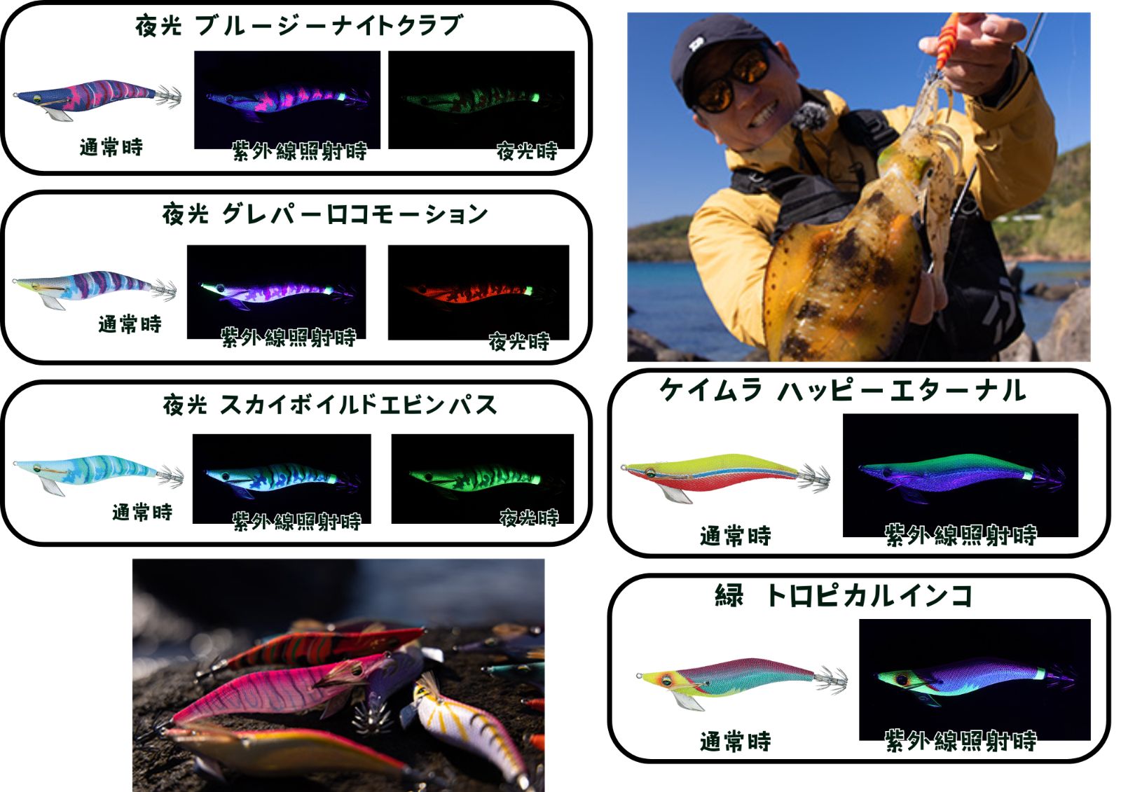 驚安エギセット】ダイワ エメラルダス ピーク 5個セット