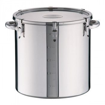 遠藤商事 SAモリブデン 目盛付パッキン寸胴鍋 42cm 手付 AZV7142