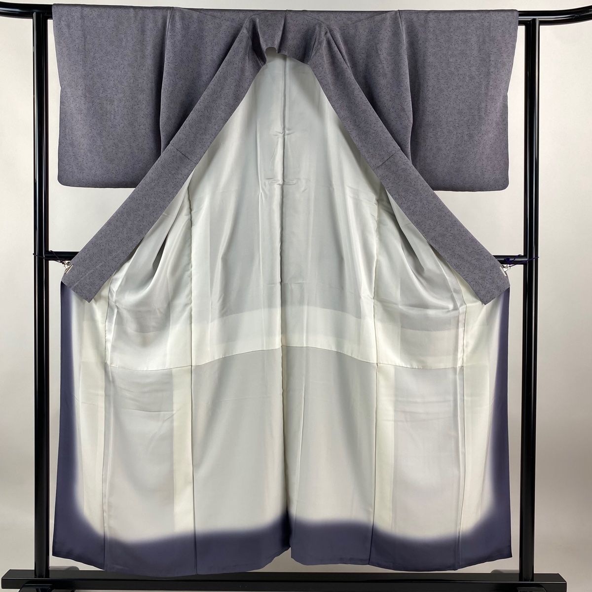 江戸小紋 身丈154cm 裄丈61.5cm S 袷 人間国宝 六谷梅軒 やまと 落款  