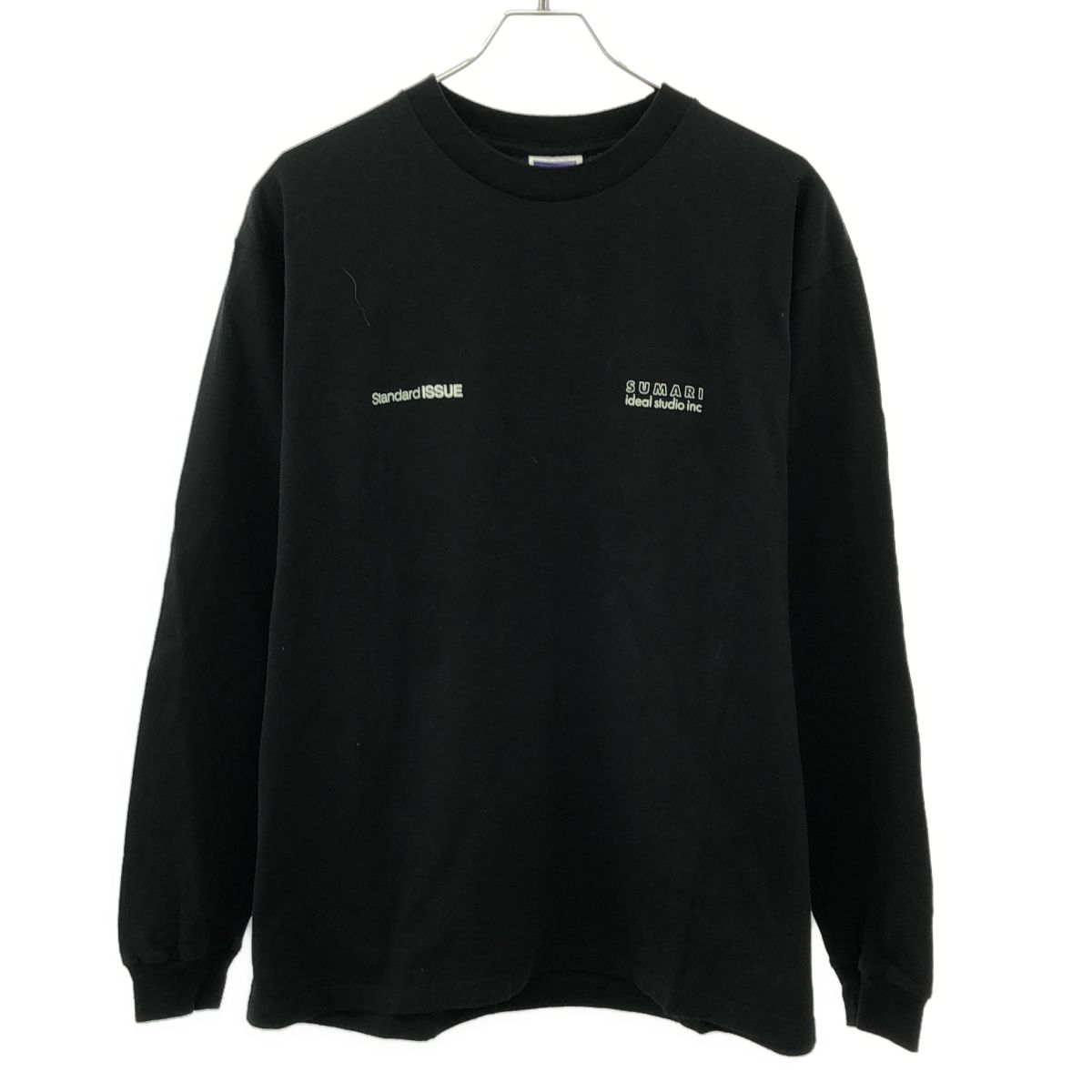 SUMARI シュマリ ロゴプリントロングスリーブTシャツ  ブラック L