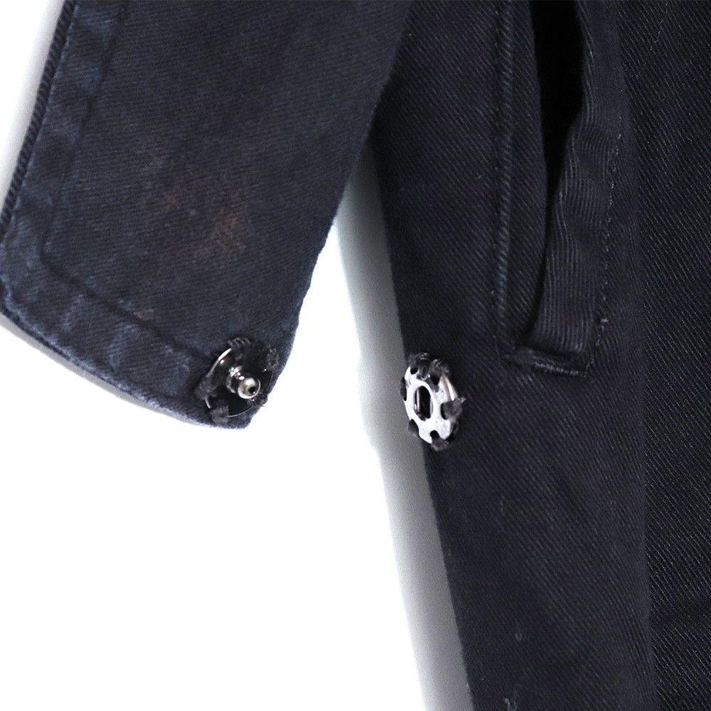 s’yte / ベルテッドテーパードパンツ/M/コットン/BLK/UU-P20-033 S'YTE YOHJI YAMAMOTO ベルテッドテーパードパンツ Mサイズ ブラック