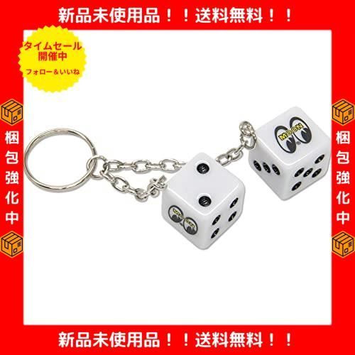 特価セール】MOONEYES MOON Twin Dice Keyring ムーンアイズ ムーン トゥイン ダイス キーリング キーホルダー  MKR187 WH ホワイト おしゃれ アメリカン雑貨 - メルカリ