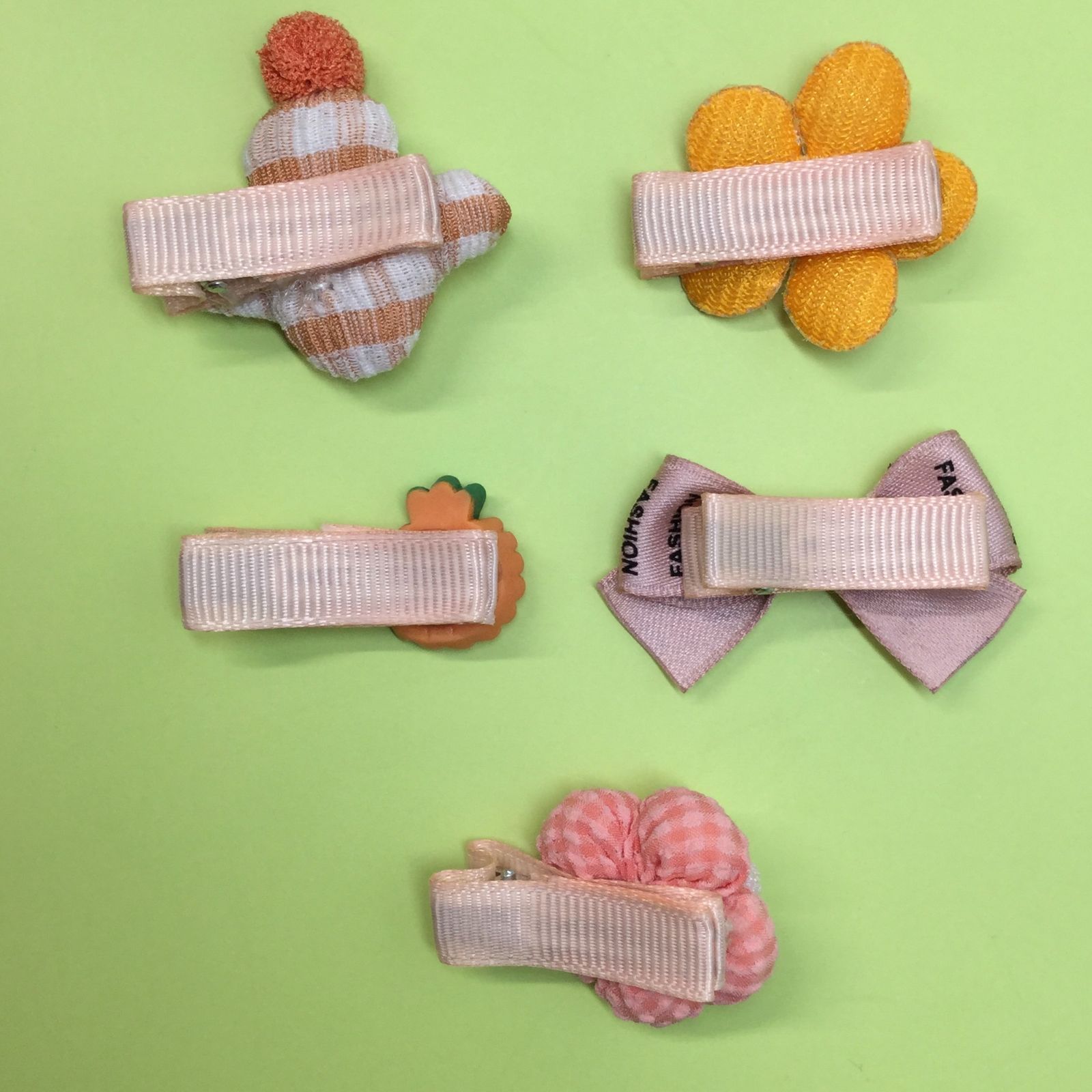 kosy様ご確認用☆ベビーヘアクリップ f059【新品・未使用品】ベビー&キッズ用ヘアクリップ 10種類