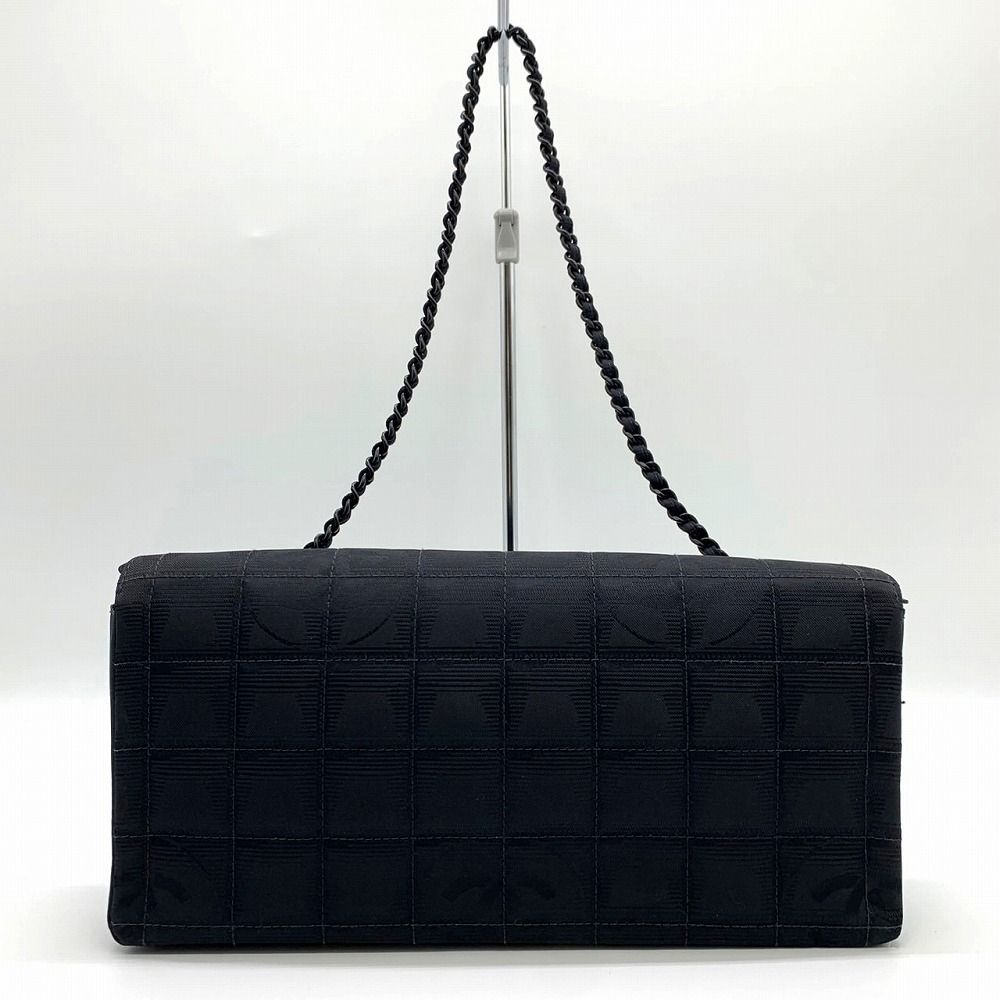 美品／CHANEL シャネル ニュートラベルライン 横長 チェーン