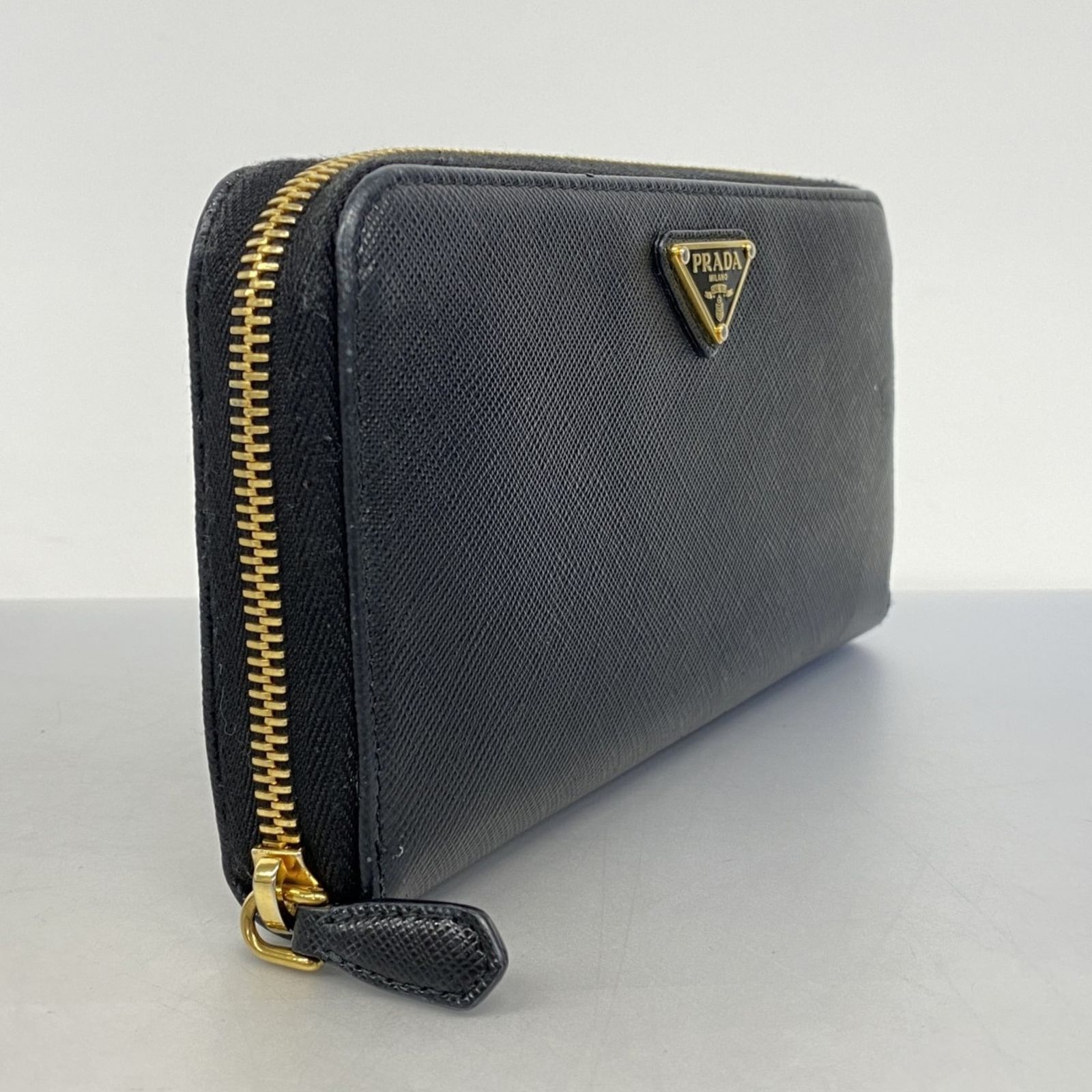 プラダ　PRADA 長財布　ブラック　レザー プラダ(Prada) プラダ 長財布 レザー ブラック レディース
