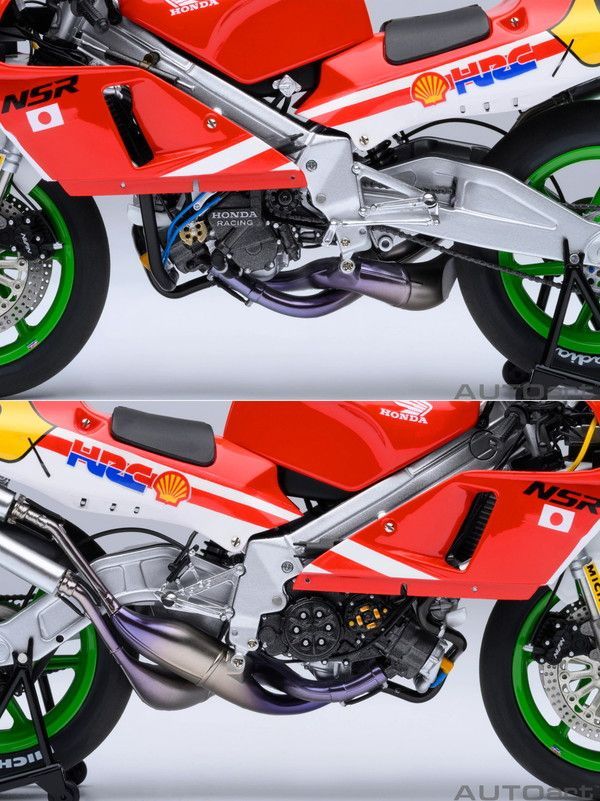 新品 AUTOart 1/12 ホンダ NSR500 WGP500 #56 バリバリ伝説 巨摩