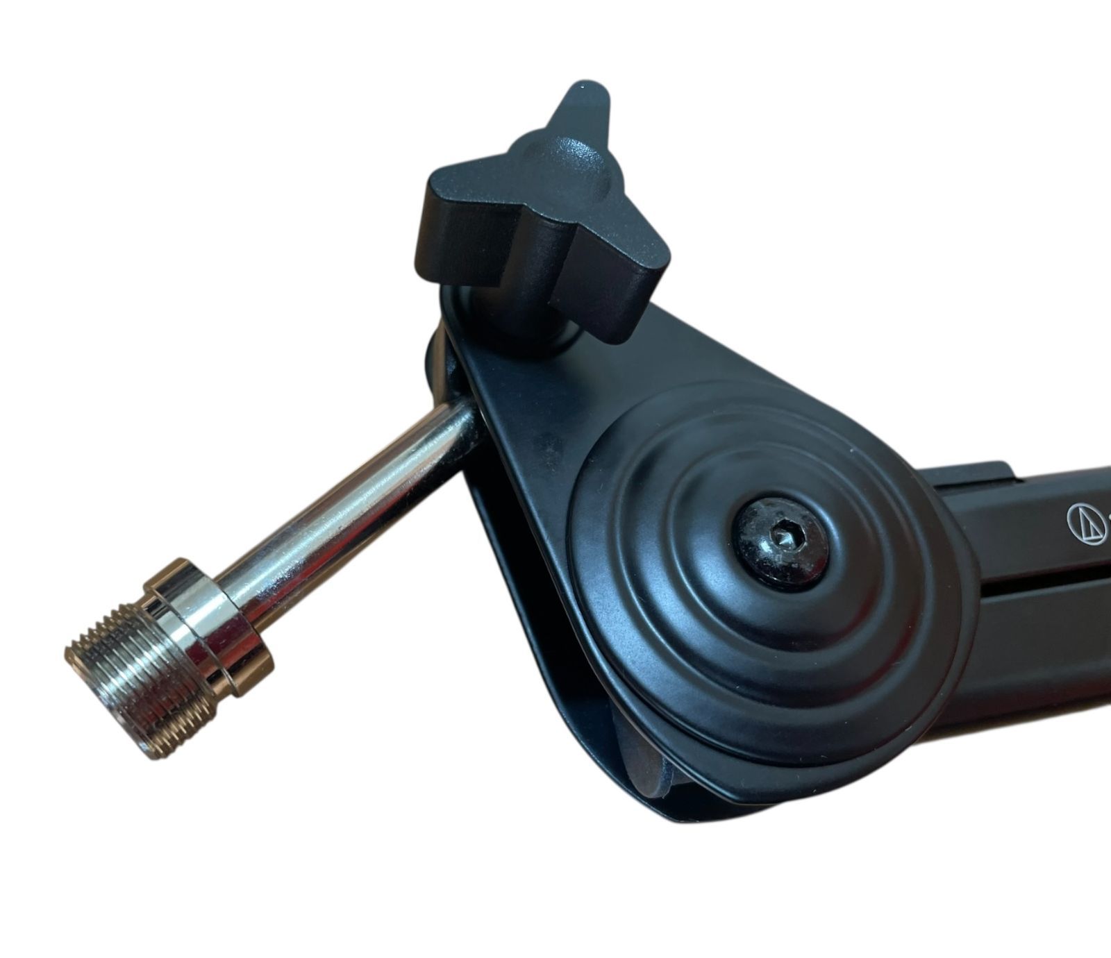 シンプルな 管理番号2980 オーディオテクニカ AT8700J マイクブームアーム マイクアーム マイクスタンド コンデンサー マイク用 卓上 マイクスタンド 耐荷重2kg 角度調節 実況 配信 収録 カラオケ