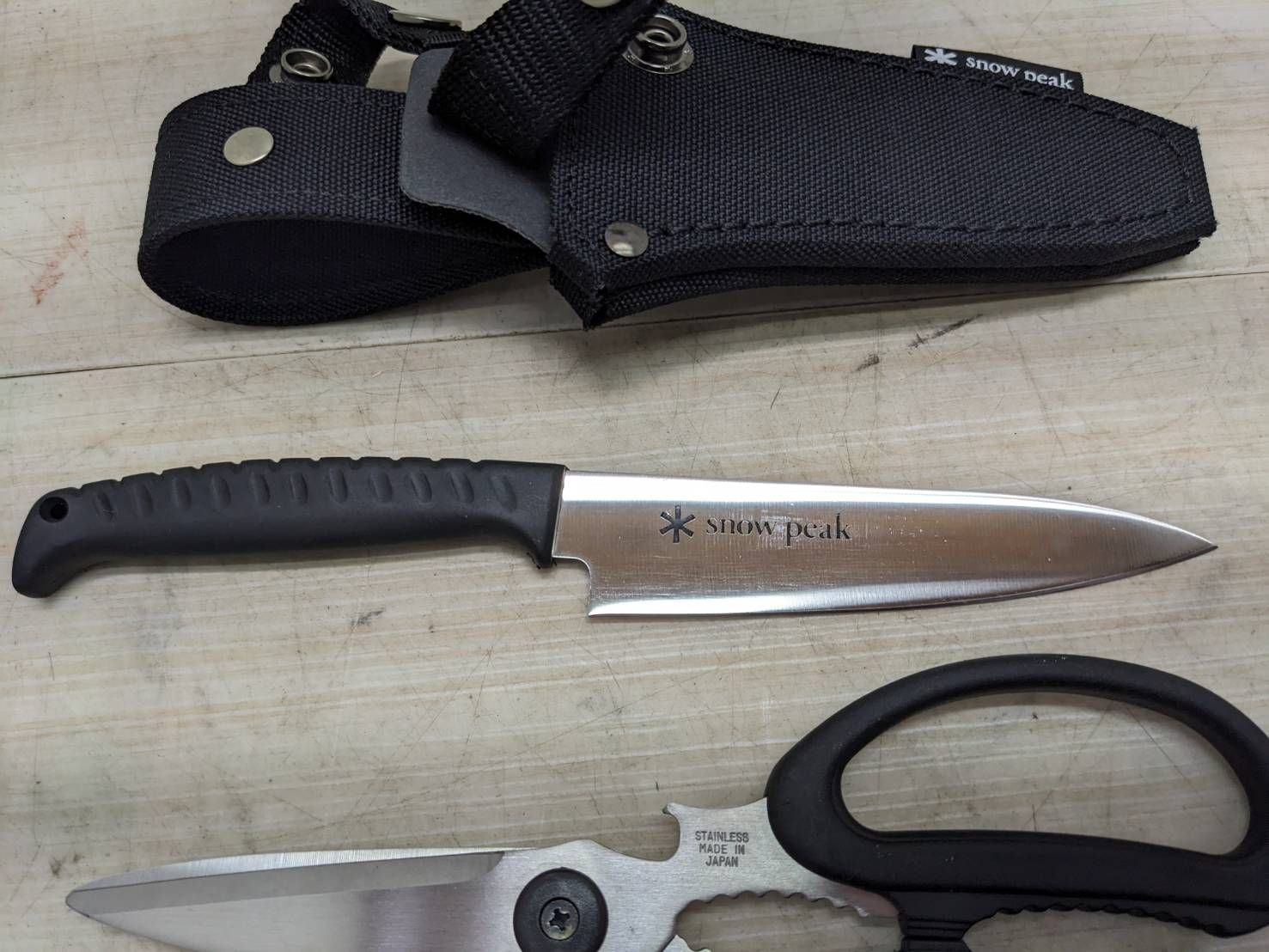 スノーピーク snow peak 調理器具セット ナイフ 包丁 はさみ キッチン 