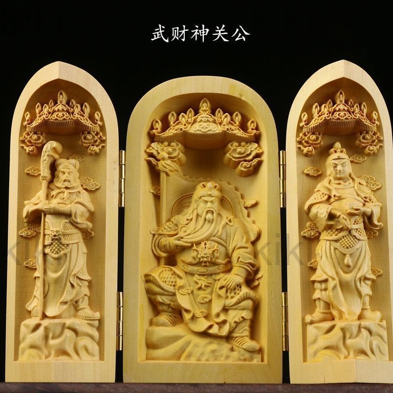 新品未使用新品未使用三国志 関羽 仏像 開運 縁起物 インテリア雑貨 オブジェ 置物 開運グッズ 効果絶大 おしゃれ 和風 観音 木彫り ツ
