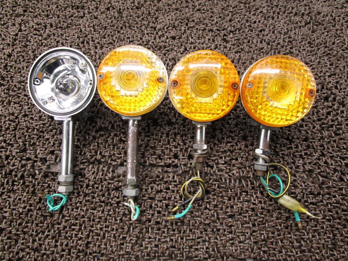 Z250LTD ウインカー 4個セット ●A7049 KZ250G カワサキ KZ250RE キャブ車