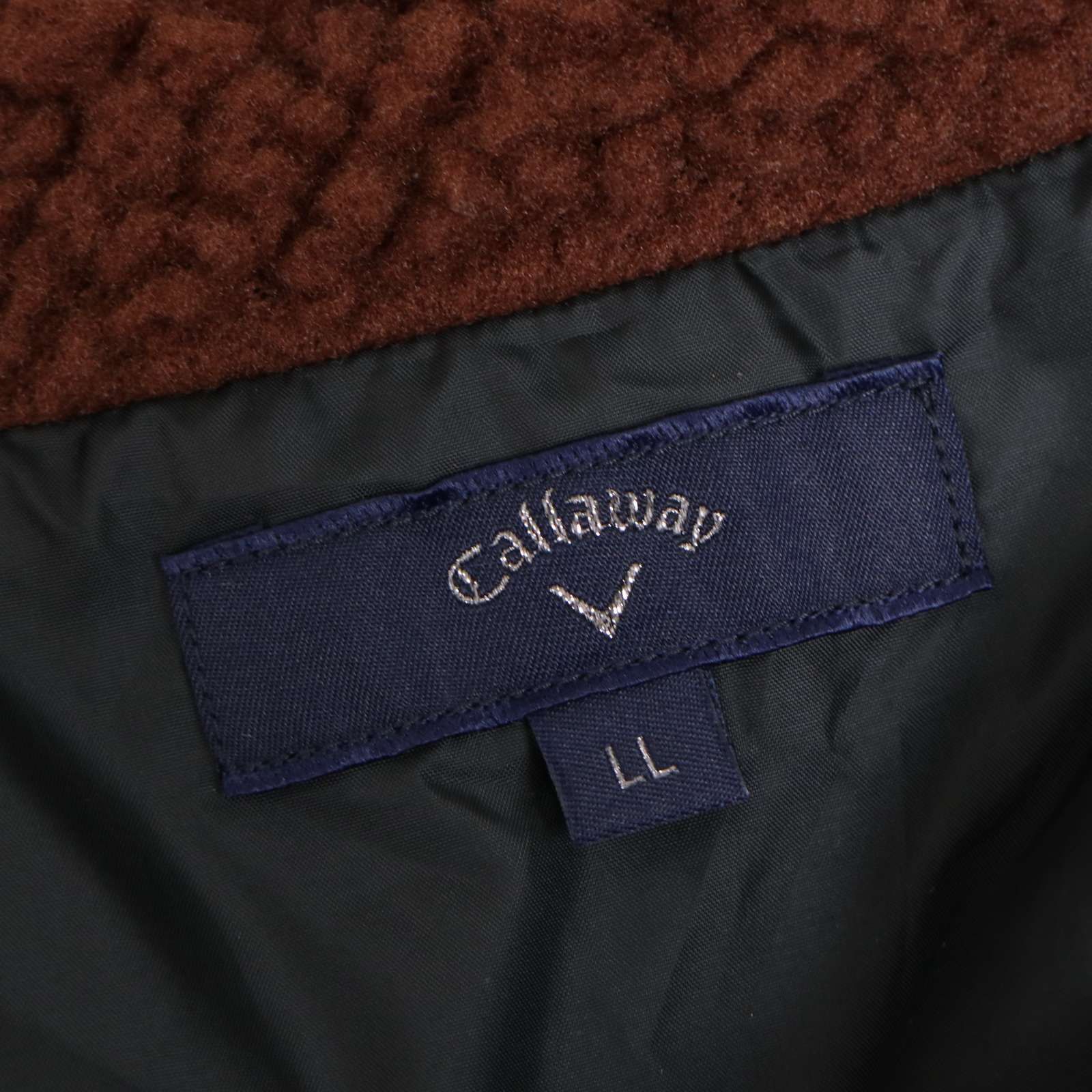 Callaway キャロウェイ ゴルフ 秋冬 ロゴ刺繍☆ ボア フリース ジップ