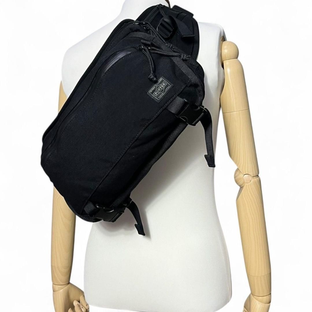 美品 ポーター クランカーズ ウエストバッグ （S）ボディバッグ ショルダー KLUNKERZ（PORTER） ポーター クランカーズ ウエストバッグ(S