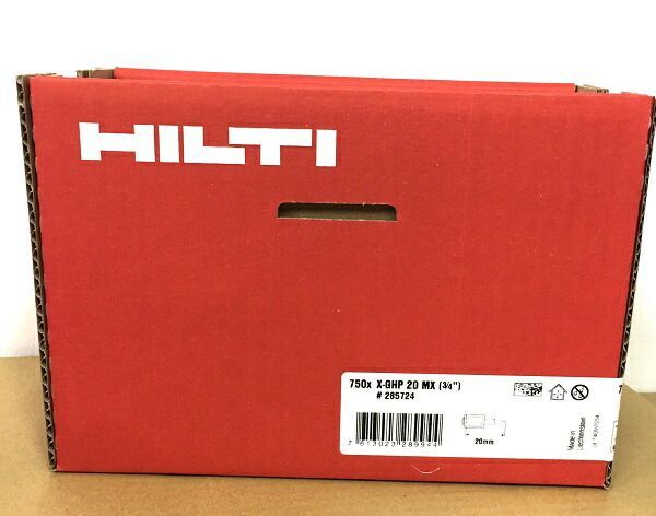 HILTI ヒルティ GX120用 ガスピン X-GHP 20MX コンクリート用ネイル