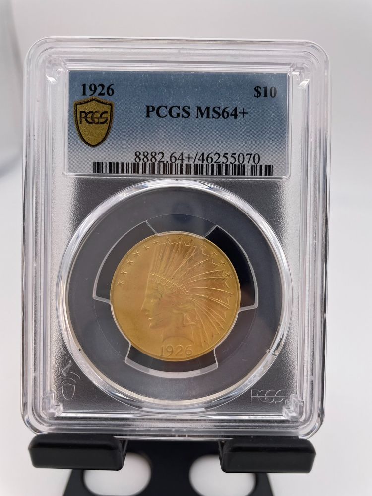 送料無料】アメリカ 1926 インディアンヘッド 10ドル金貨 PCGS MS64+ ハイグレード fa106 - メルカリ