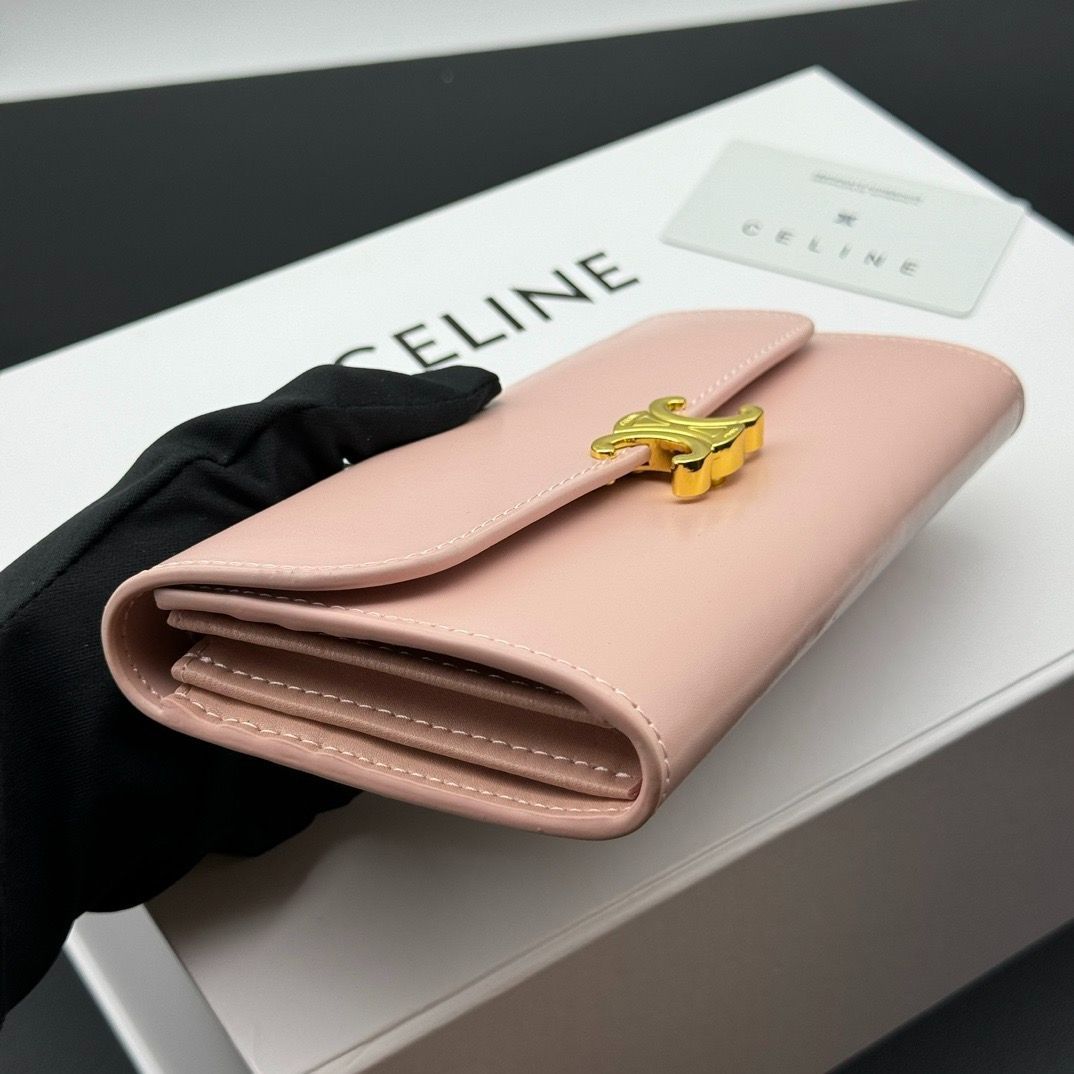 新品未使用 CELINE セリーヌ 長財布 ブラウン - メルカリ