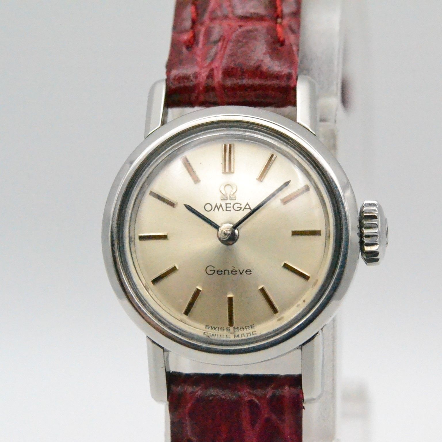 OH済 1963 OMEGA Seamaster Geneve ビンテージ 手巻き レディース