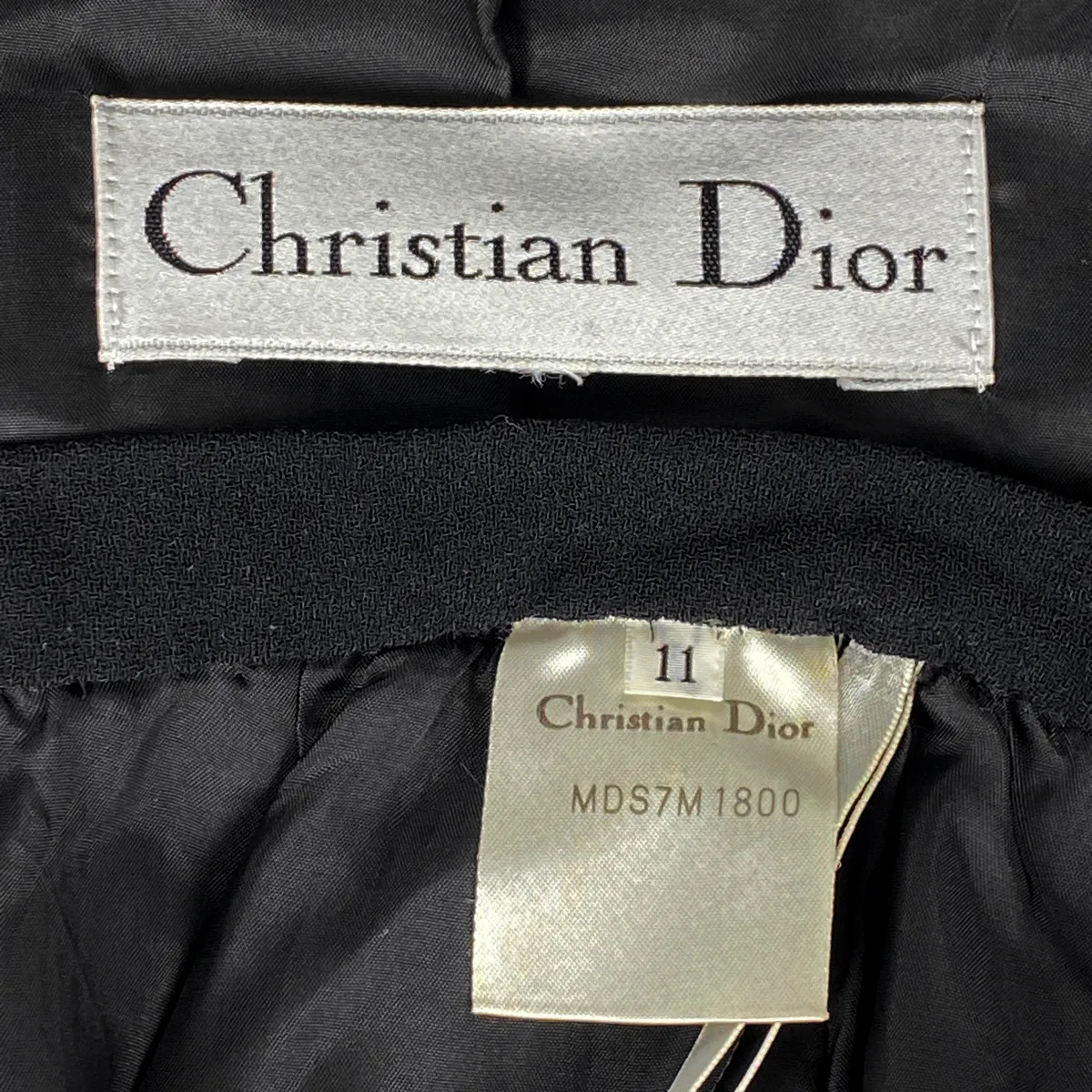 クリスチャンディオール Christian Dior セットアップスーツ タイト 膝 
