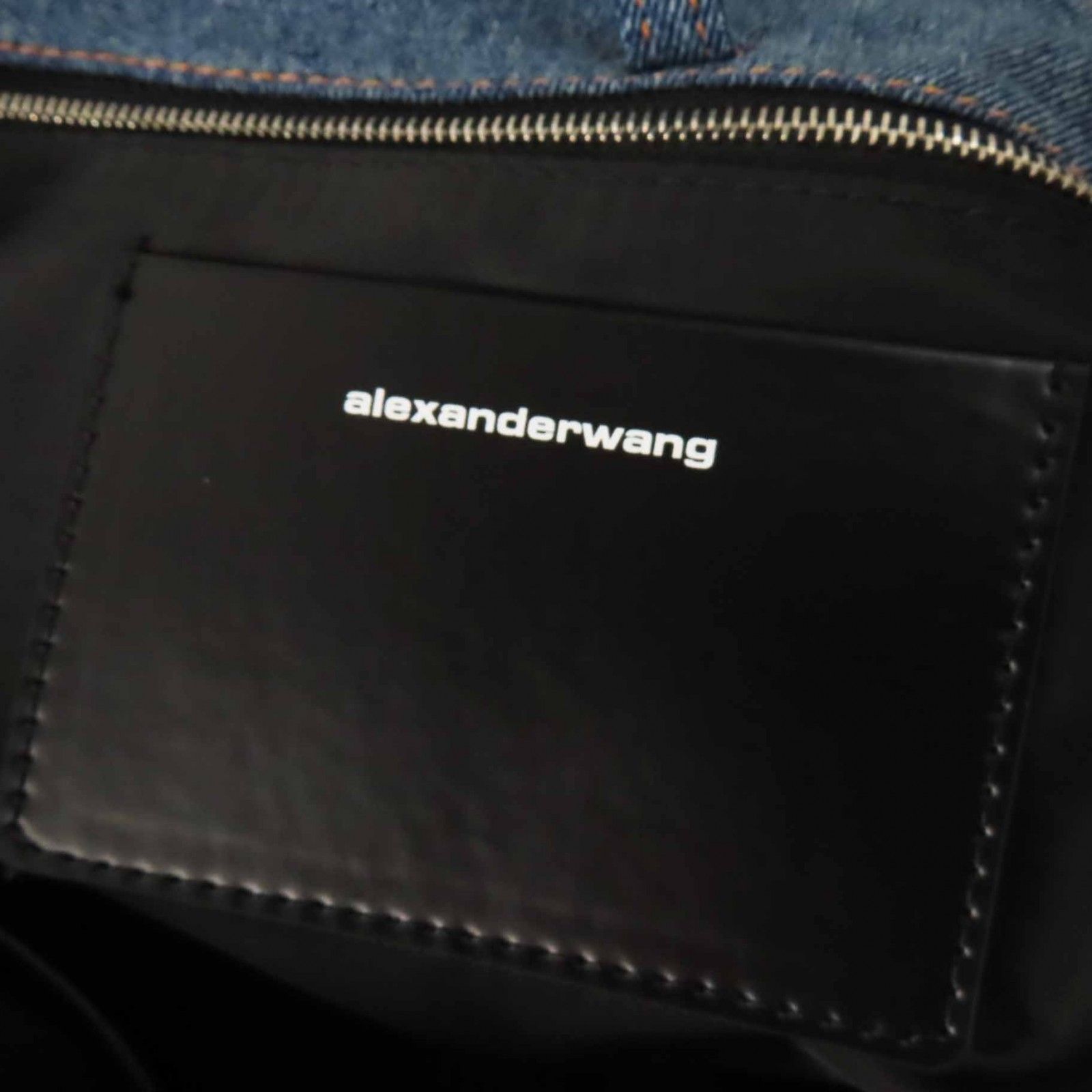 アレキサンダーワン　デニム トートバック　新品未使用 alexander wang - 【ラスト1点】PUNCH SMALL TOTE W/ STRAP