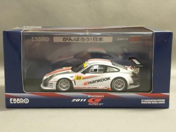 ミニカー 1/43 EBBRO HANKOOK PORSCHE SUPER GT300 2011 - メルカリ