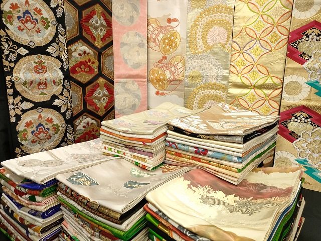 平和屋本店■袋帯 西陣 まとめて100点 向かい鶴 孔雀 花柄 葡萄 七宝 宝相華 楽器 金銀糸 など 着用可能多数 未使用品あり 全て正絹 se3697 平和屋本店□袋帯 西陣 まとめて100点 向かい鶴 孔雀 花柄 葡萄 七宝