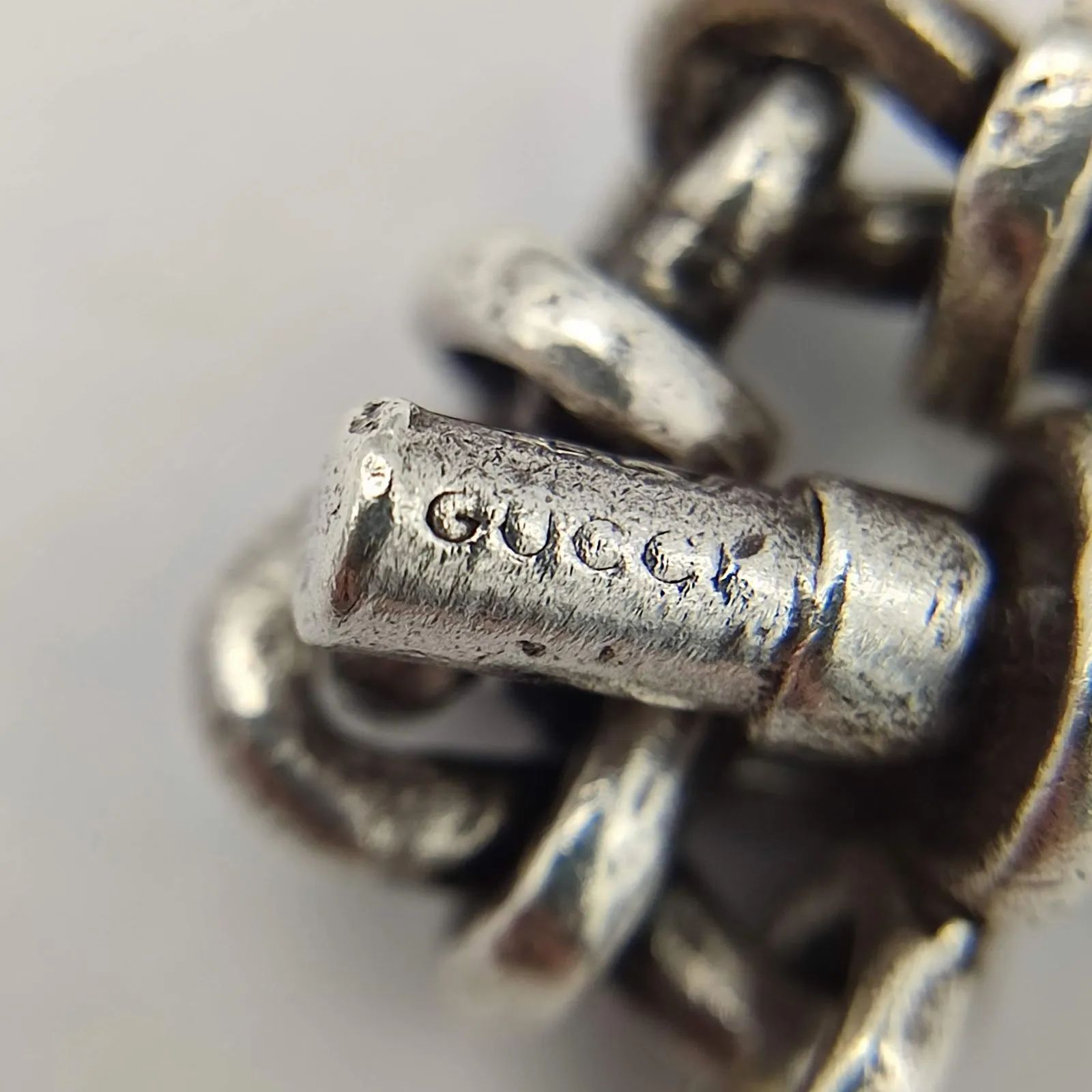 GUCCI (グッチ) キーリング シルバー 925 ヴィンテージ 楽天市場】グッチ GUCCI キーリング チャーム シルバー925
