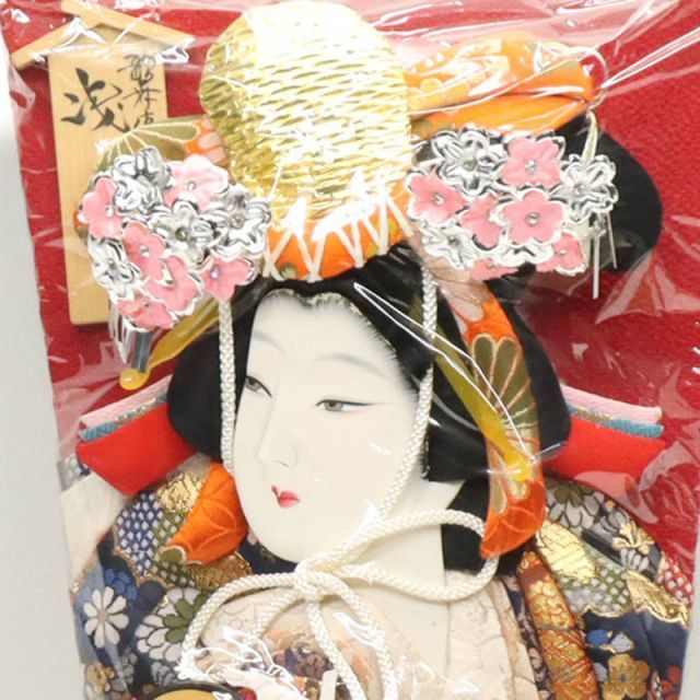 アウトレット品 正月飾り 羽子板 20号 浅妻 羽衣 押絵羽子板 高