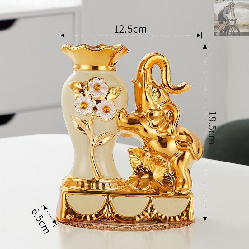 金箔の花瓶 壺 金箔の花瓶 壺