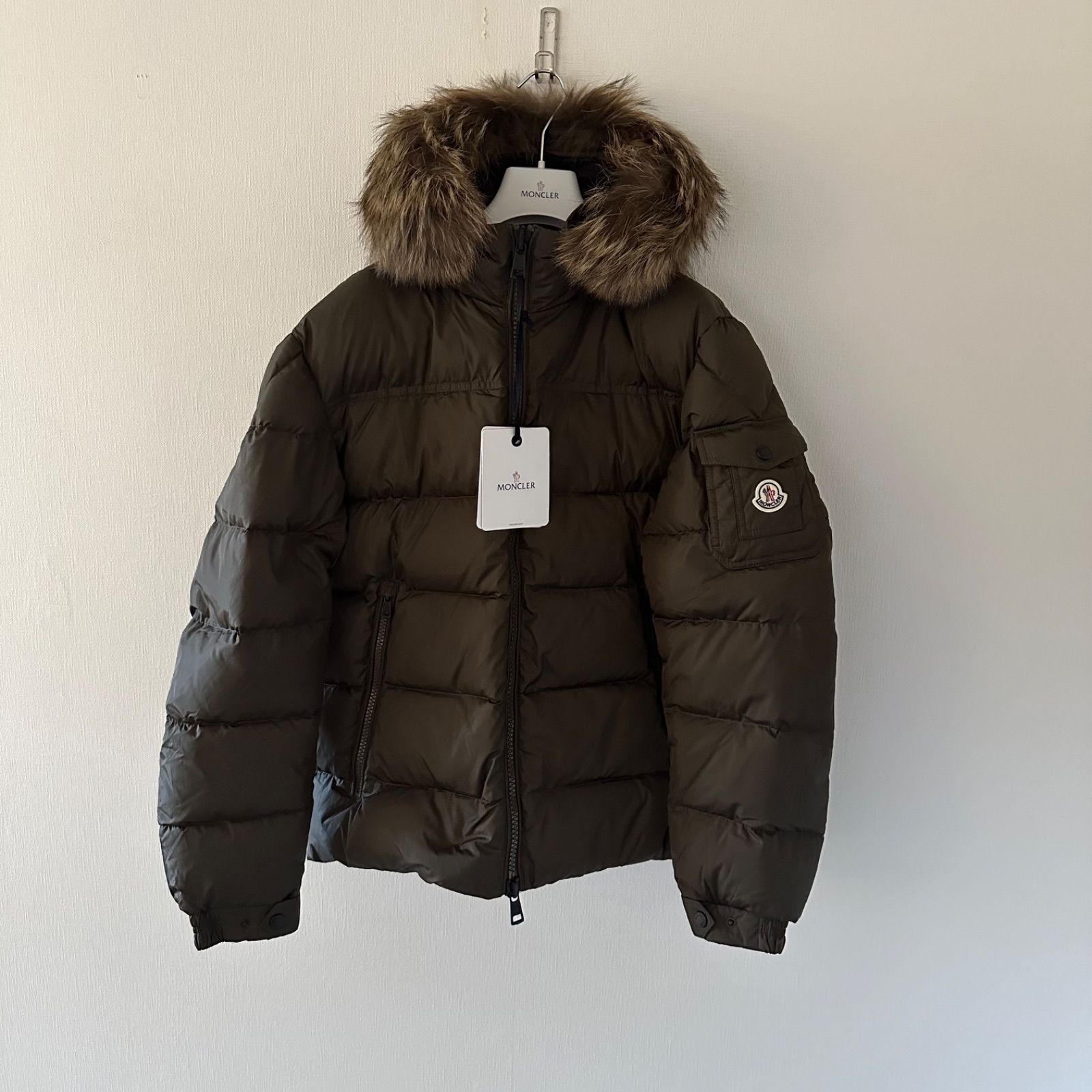 Moncler marque khaki on sale