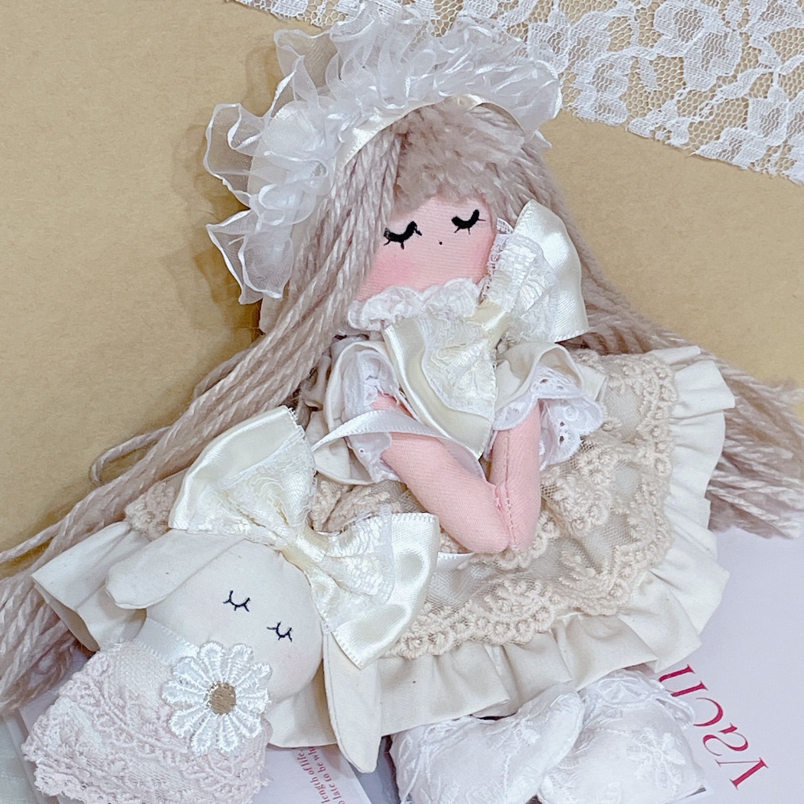 カントリードール　手作り人形 ロマンティックドール カントリードール 創作人形 手作り人形