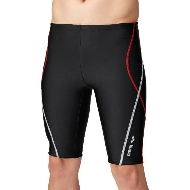 arena アリーナ スーパーロングボックス 動けるフィットインナー ブラックXブラックXレッドXホワイト Mサイズ FLA-2971 BKRD | スポーツ スポーツ用品 水泳 スイミング トレーニング 水着 スイムウ