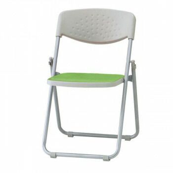 藤沢工業 TOKIO 折畳みチェア F-900F-S ライトグリーン ヌノ 5脚入