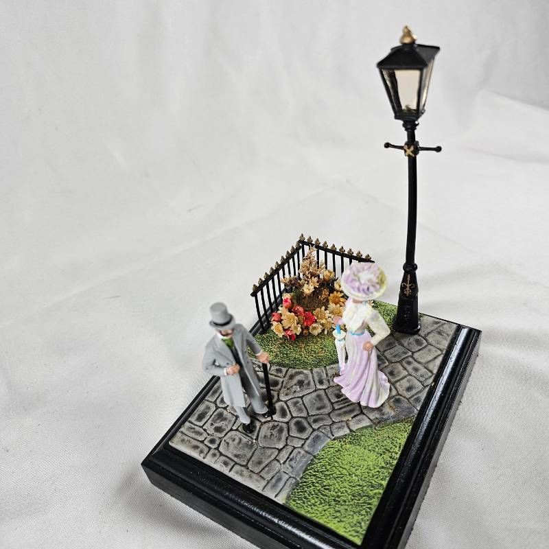 ファインアートミニチュア 散歩する男女