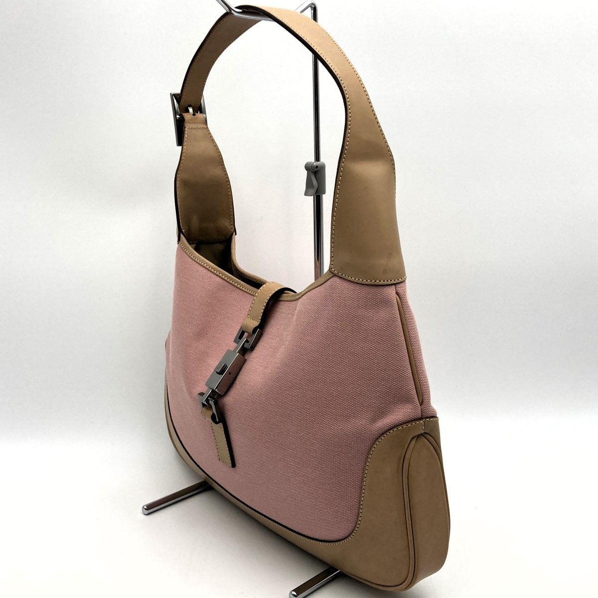グッチ GUCCI ジャッキーライン ハンドバッグ ピンク 正規品