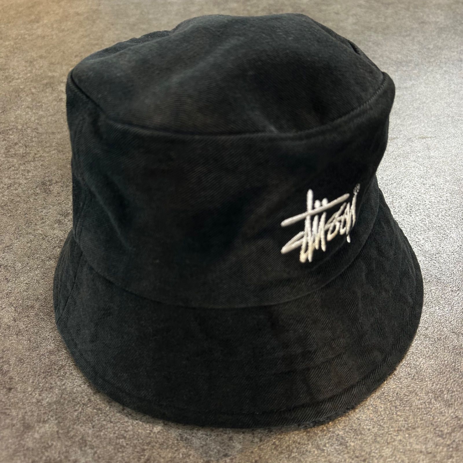 90s STUSSY HATS Shawn Stussy Logo Embroidery Bucket Hat