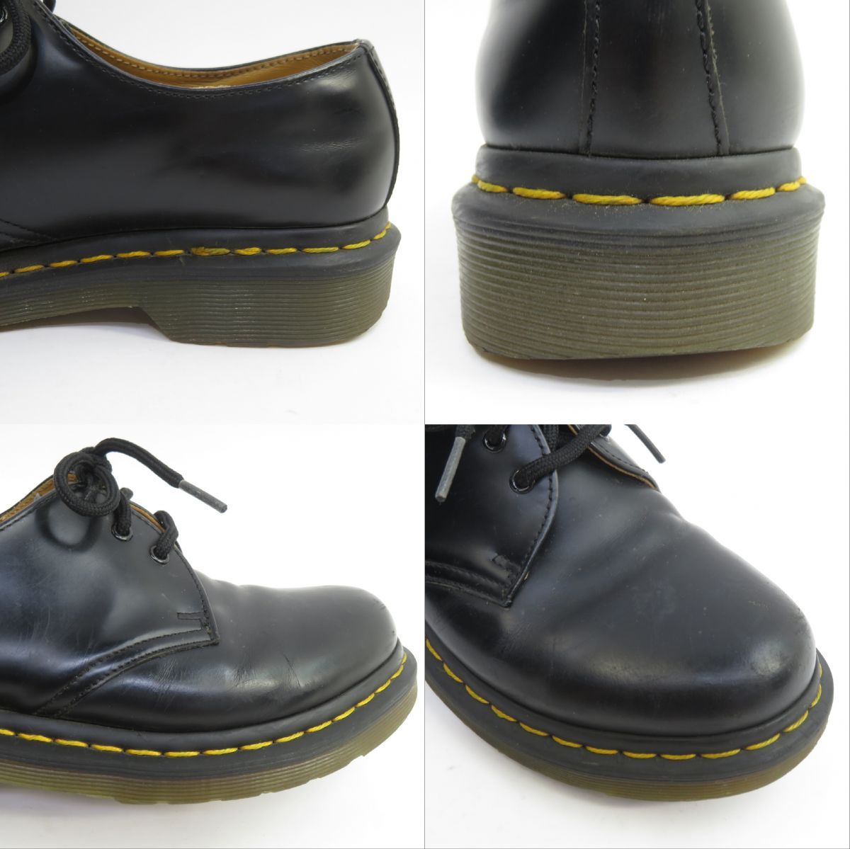 Dr.Martens ドクターマーチン 1461W ギブソン 3ホールシューズ UK5 24cm ブラック 箱無 ※中古