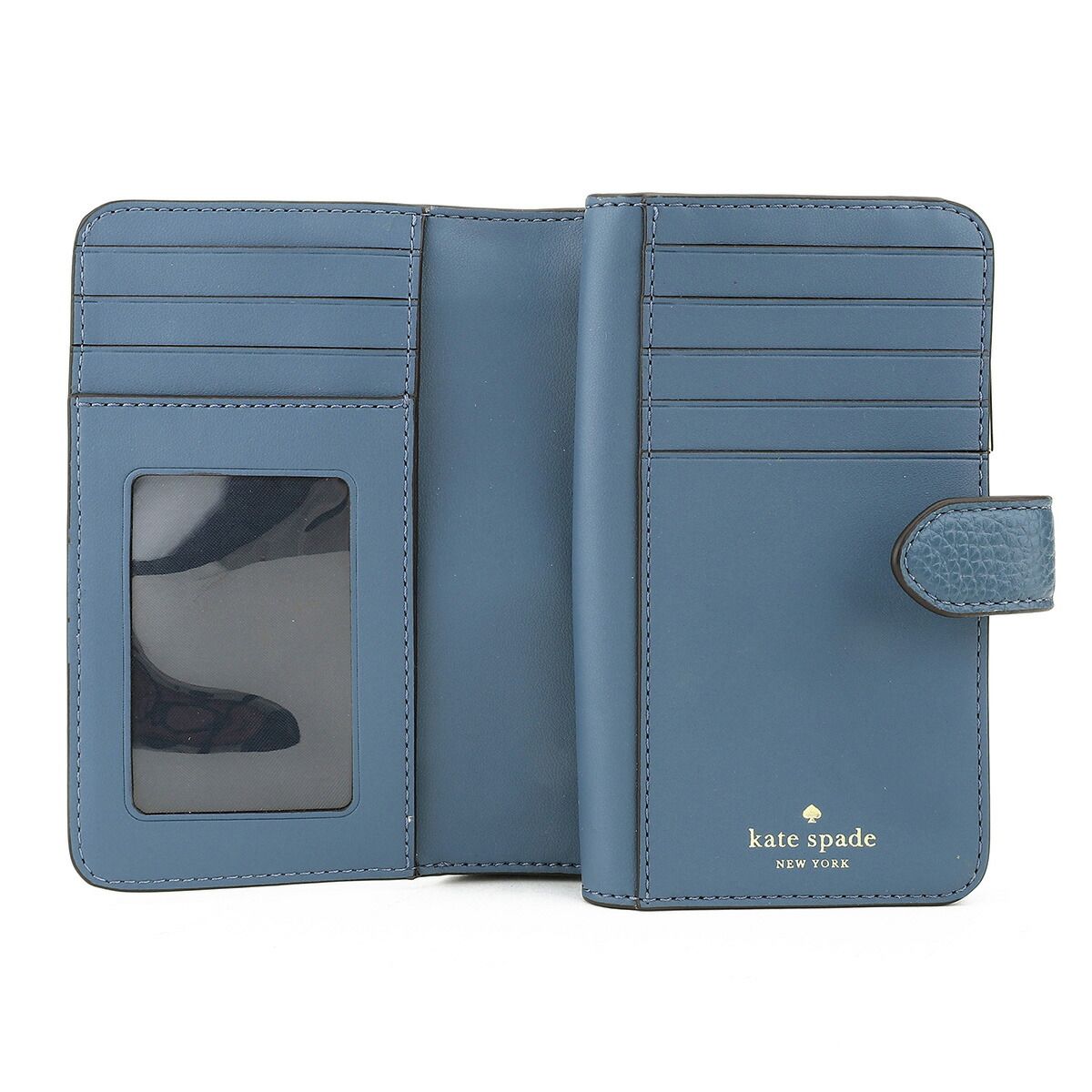 Kate spade 水色 財布 二 つ折り 25 新品・箱付き kate spade NEW YORK