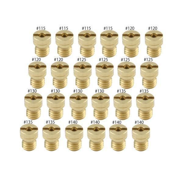 専用ページ⑤ ZZR400/ZZ-R400(1990-2004) 用 メインジェットSET(6X8) ケイヒン丸大