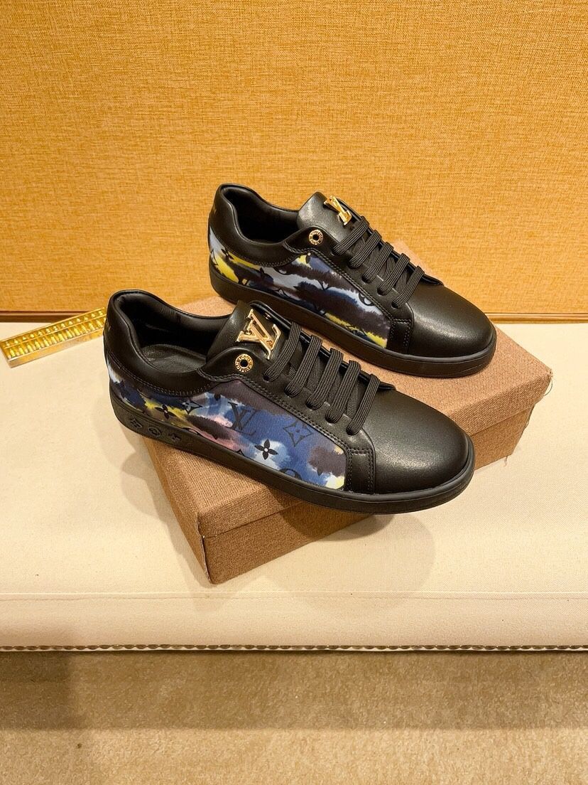 Louis Vuitton ルイ ヴィトン メンズ レザー カジュアル シューズ01
