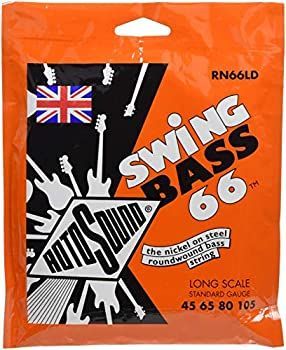 -非常に良い ROTOSOUND ロトサウンド ベース弦 Nickel on Steel Roundwound | Standard .045-.105 RN66LD