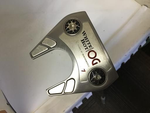 【中古】 オデッセイ WHITE HOT OG #7 34インチ パター PT スチール (フレックスその他) メンズ 男性用 右利き 右用 Dランク ゴルフクラブ