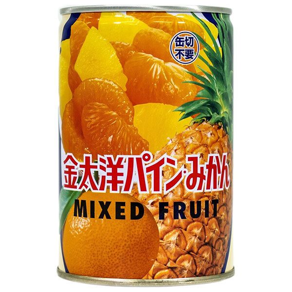 太洋食品 パイン みかん 425g缶×24本入× 2ケース ｜ 缶詰 フルーツ くだもの 缶切不要