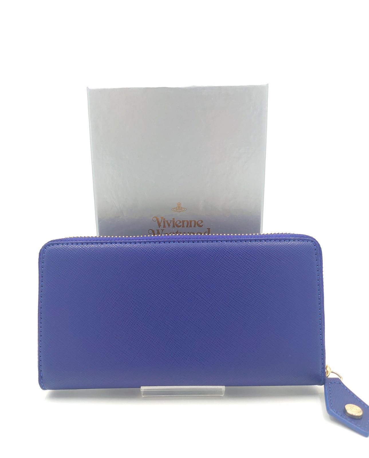 Vivienne Westwood ヴィヴィアン ウエストウッド 長財布 ブルー - メルカリ