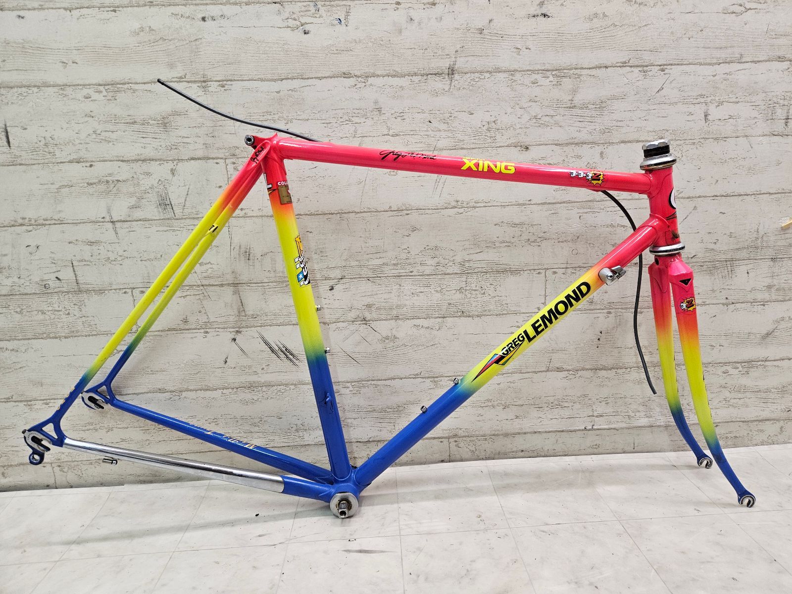 品!! Greg LeMond Team Z Replica FS size 53 グレッグ レモン チームZ レプリカ 1990頃 クロモリ フレームセット ロード