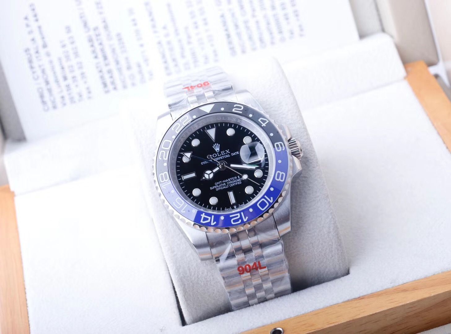 ロレックス ＧＭＴマスターII 126710BLNR